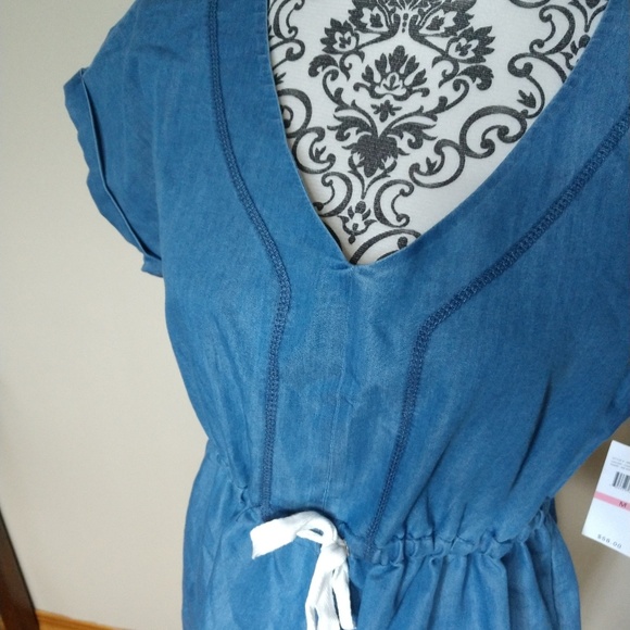 Chambray maternity dress - Picture 2 of 2